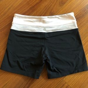 Lululemon reversible spandex shorts